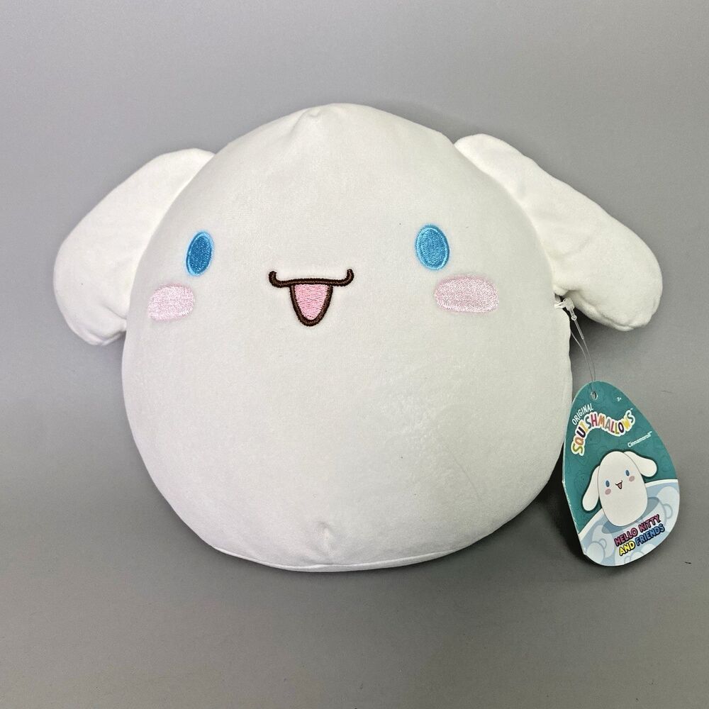 Squishmallows Hello Kitty and Friends Cinnamoroll 8" Plush 2024 w/ Tag Sanrio